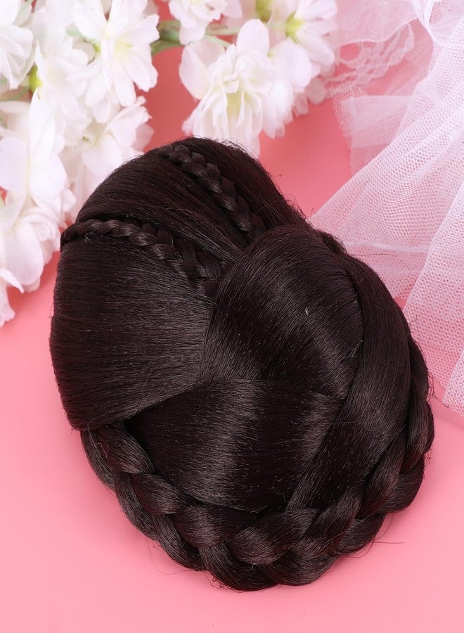 minkissy 1pc Hair Buns Braided Chignon Hair Pieces for Women Extension Hair Chignon Hairpieces Chignon Ladies Wigs for Wedding - Image 5