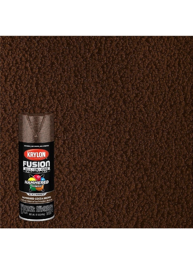 Fusion All-In-One Rust Resistant Spray Paint Hammered Cocoa Brown 12 oz K02785007