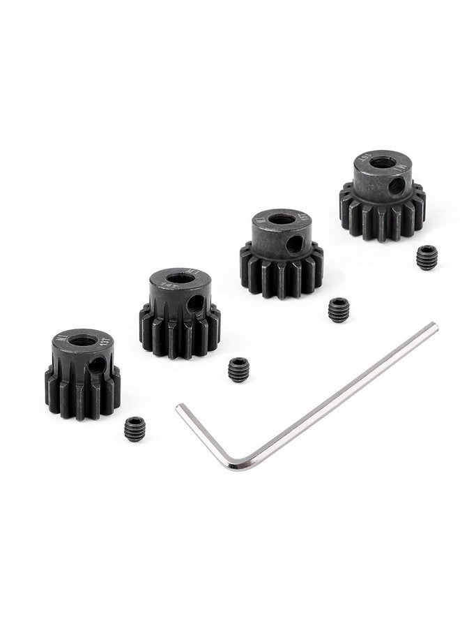 Hobbypark Metal Steel Mod 1 Pinion Gear Set 5Mm Shaft Hole 13T 14T 15T 16T Motor Gears Kit For Rc Car (4-Pack) - Image 1