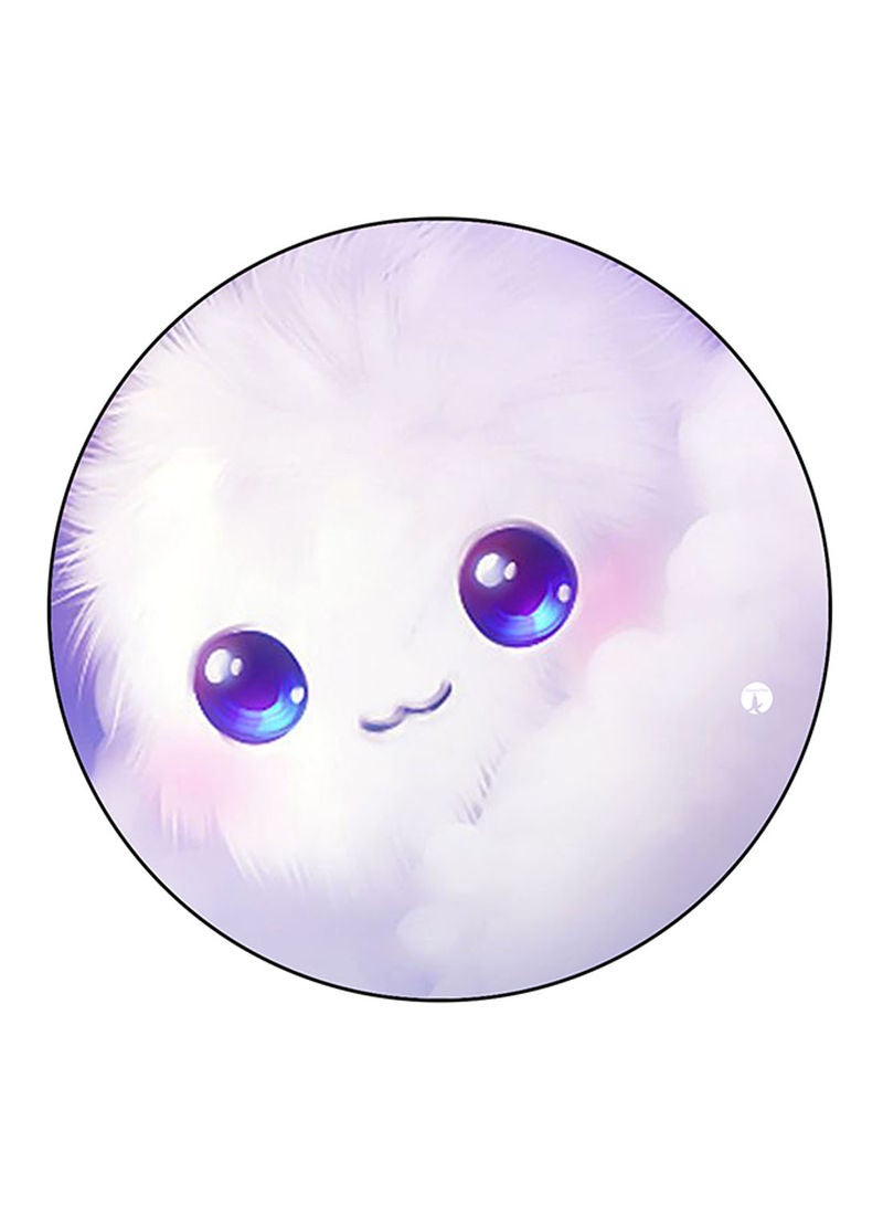 RKN Creature Printed Mouse Pad  Round  Multicolour