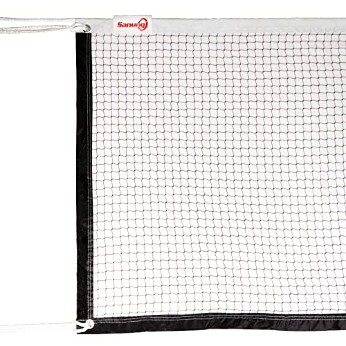 Sanung Badminton Net Standard Size AllWeather Portable Badminton Net Replacement for Indoor Outdoor Use with Storage Bag - Image 1