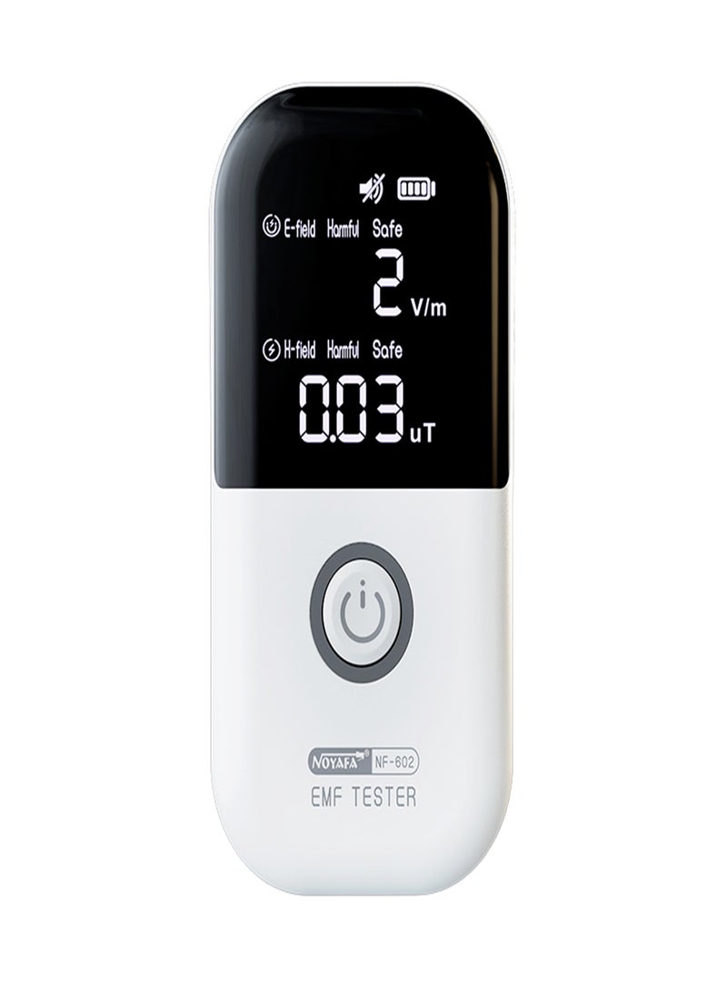 نويافا جهاز كشف الإشعاع المحمول NF-602، عداد جايجر، جهاز اختبار الإشعاع الكهرومغناطيسي، مقياس الجرعات، متعدد الوظائف، كاشف إشعاع المجال الكهربائي والمجال المغناطيسي مع إنذار صوتي وضوئي - Image 1