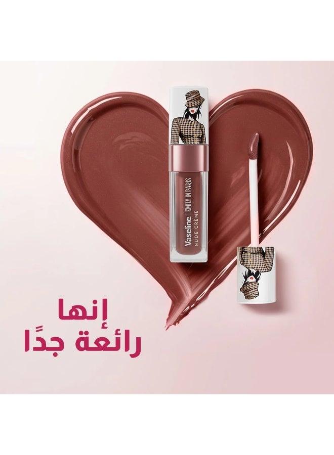 Vaseline Emily in Paris Tinted Lip Oil Nude Crème - Image 1
