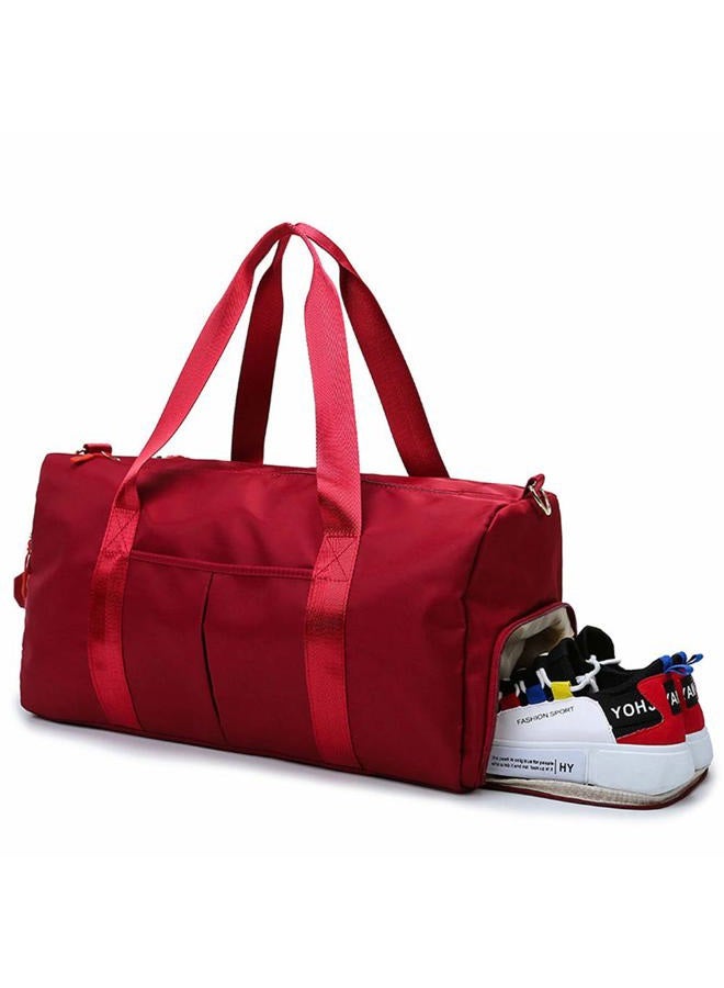 KARRESLY Sports Gym Bag for Women or Men Travel Duffel Bag with Wet Pocket and Shoes Compartment for Training Swim Yoga(Light Blue), Light Blue, free size - Image 2