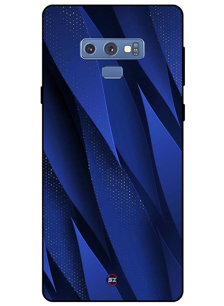 Service Zone Protective Printed Mobile Cover 3D Abstract Art Design In Blue Shade For Samsung Galaxy Note9 