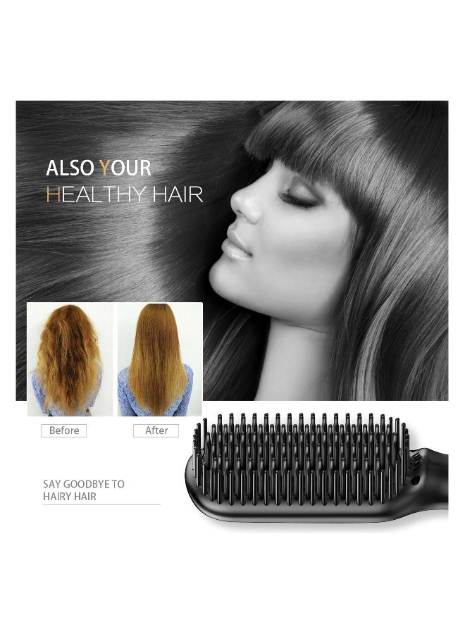 Beauenty Multifunctional curly hair straight hair copper comb dry and wet curling iron - Image 3