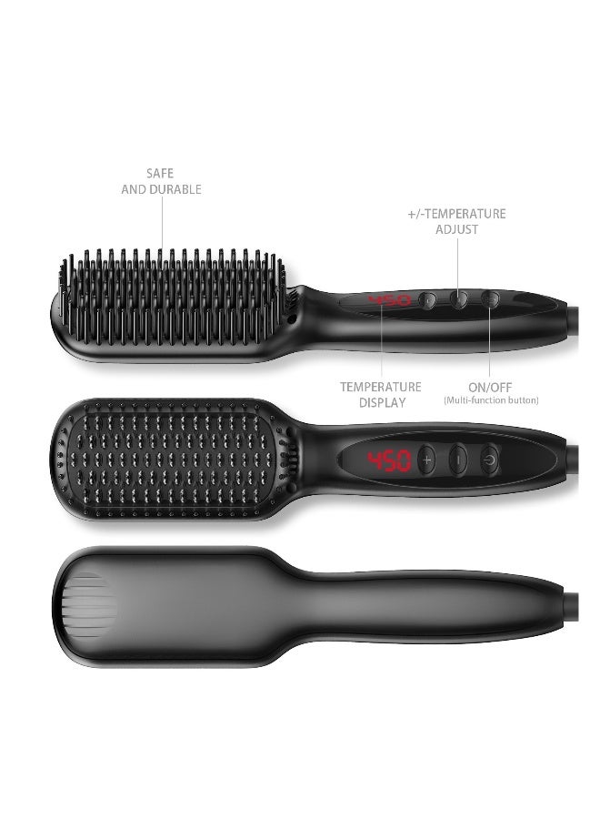 Beauenty Multifunctional curly hair straight hair copper comb dry and wet curling iron - Image 2