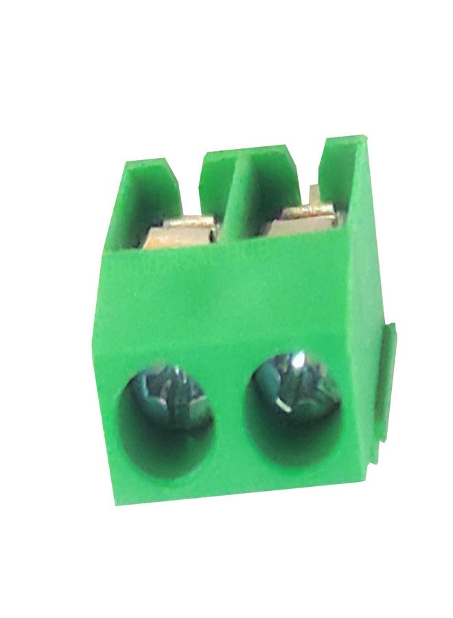 UNIVERSAL HUB Terminal Block Wire Connector PCB Mount 5mm Pith 2 Pin Screw Terminal Block Connector PBT YX-126 Connector AC 300V, 10A 14-22 AWG PACK OF 20 - Image 1