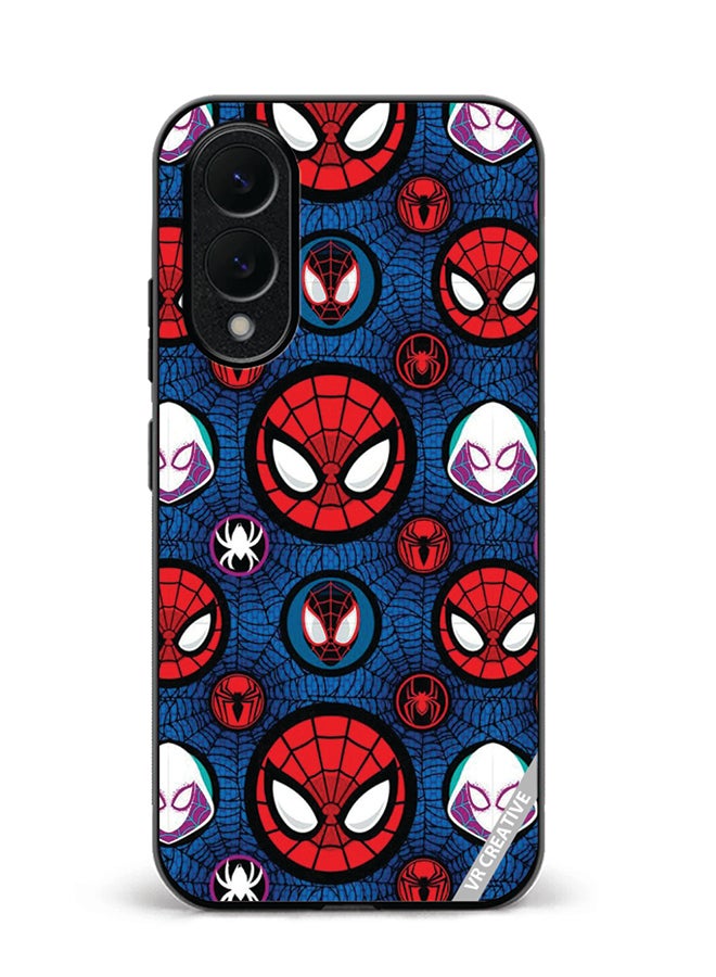 VR CREATIVE Protective Case Cover For Samsung Galaxy S25 Edge Spiderman Design Multicolour