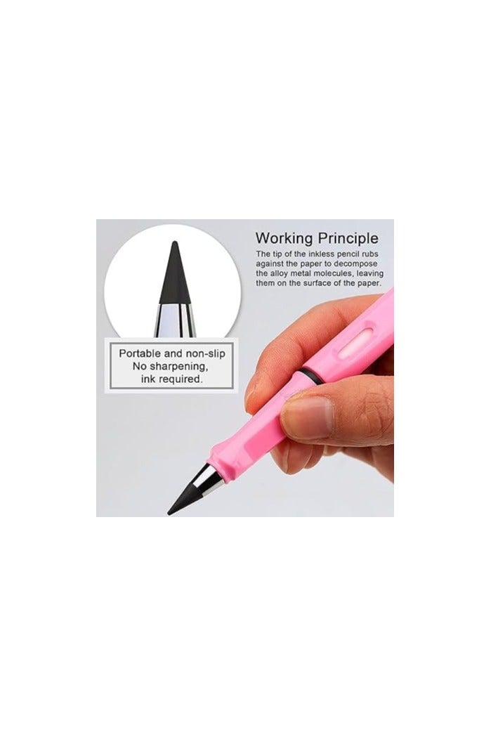 قلم رصاص دائم بتصميم أنيق – قابل للاستبدال وإعادة التعبئة، كتابة ورسم بدون حبر، صديق للبيئة - Image 2