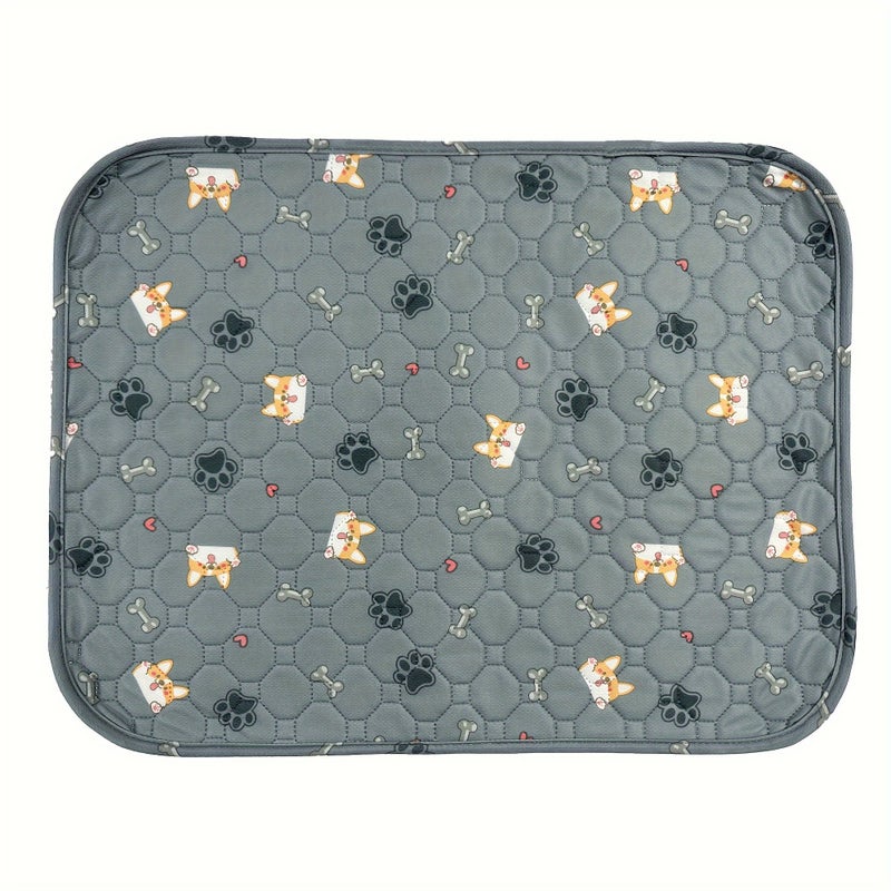 1 Pack Washable Dog Pee Pads 48x48in Super Thickened Absorbent Reusable Puppy Pads Waterproof Non Slip Whelping Pads Leakproof Urine Training Pads For Potty Training - Image 1