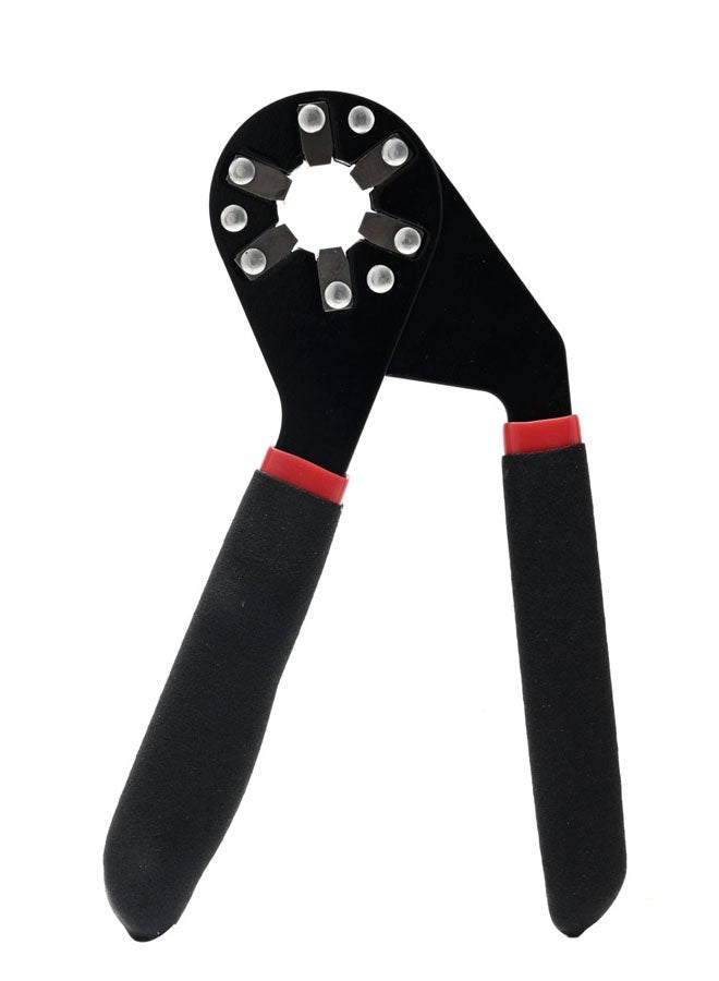 LAWAZIM Hexagon Magic Wrench - 6inch - Self-Adjusting Six-Jaw Bionic Adjustable Wrench with Non-Slip Foam Grip, Durable Steel Hand Tool for Nuts, Bolts, Pipes, Plumbing, and Automotive Maintenance - Image 1