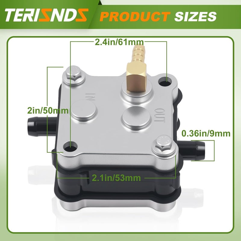 Terisnds 14360A16 Fuel Pump for Mercury Outboard 2 Stroke Engines (30-300HP) - Image 4
