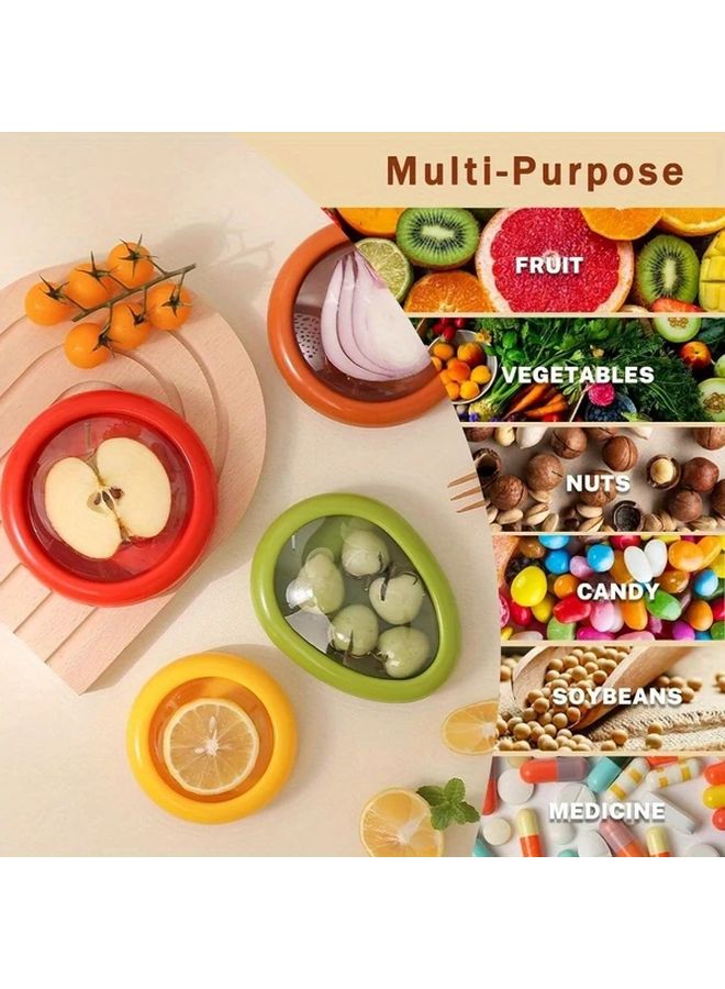 Reusable Brown PP Fruit Vegetable Storage Box With Flip Top Lid - Image 2