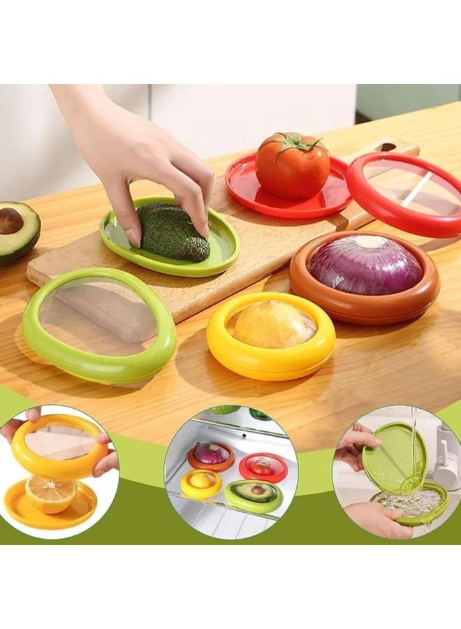 Reusable Brown PP Fruit Vegetable Storage Box With Flip Top Lid - Image 1