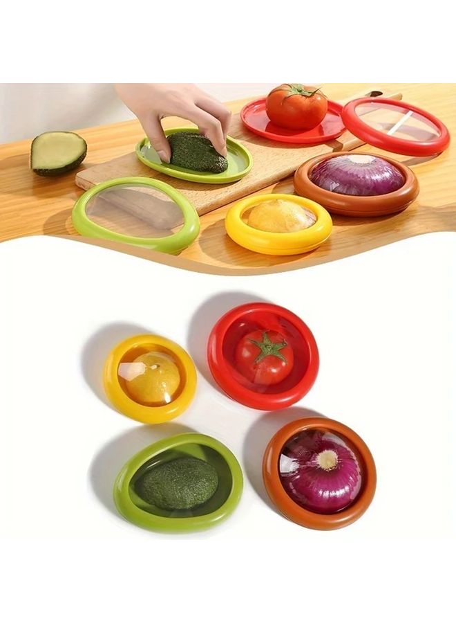 Reusable Brown PP Fruit Vegetable Storage Box With Flip Top Lid - Image 4