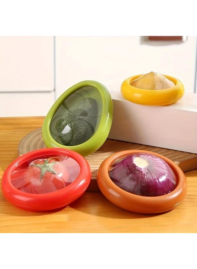 Reusable Brown PP Fruit Vegetable Storage Box With Flip Top Lid - Image 5