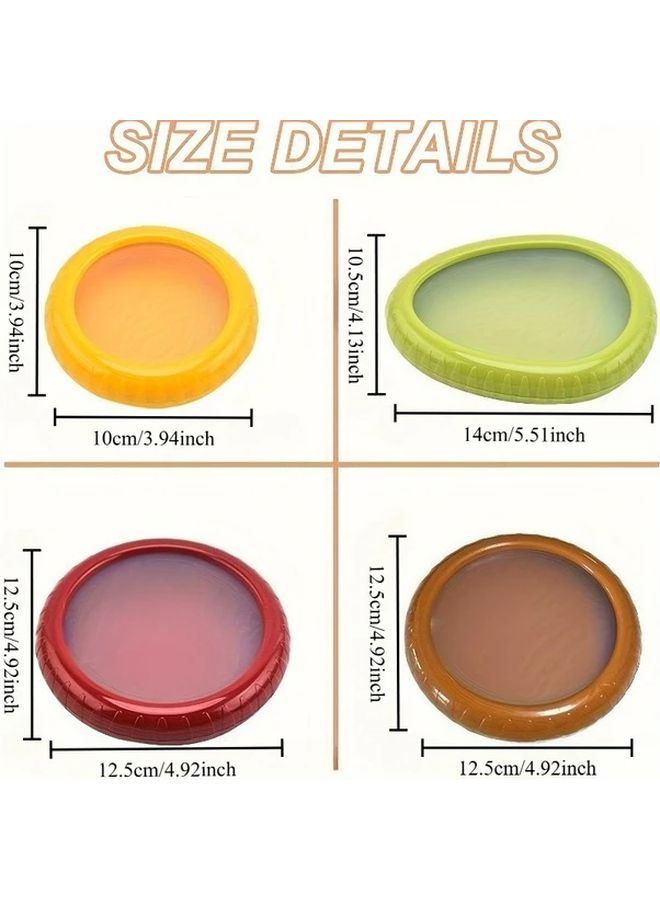 Reusable Brown PP Fruit Vegetable Storage Box With Flip Top Lid - Image 3