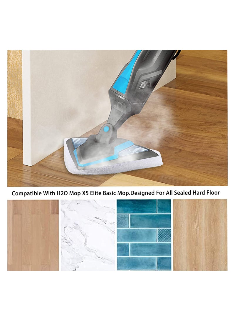 Zikra 3Pcs Microfibre Cloths Universal Cleaning Pads Microfibre Replacement Cloths Pad Microfibre Steam Mop Pads for H2O H20 X5 and Vax S2 Steam Mops - Image 3