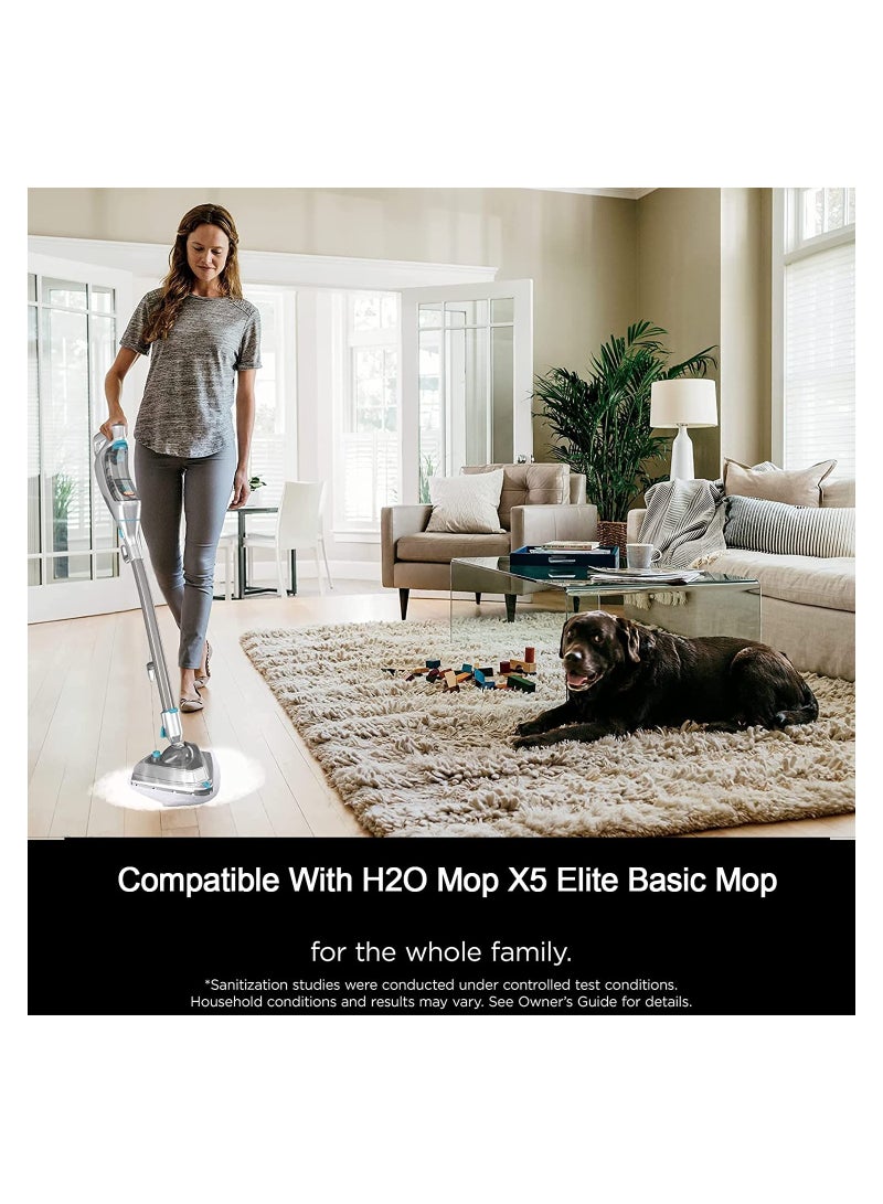 Zikra 3Pcs Microfibre Cloths Universal Cleaning Pads Microfibre Replacement Cloths Pad Microfibre Steam Mop Pads for H2O H20 X5 and Vax S2 Steam Mops - Image 4