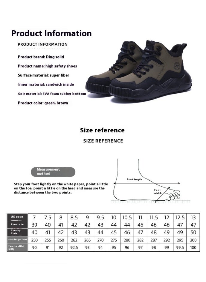 Steel Toe Shoes for Men Lightweight Safety Shoes Comfortable Puncture Proof Slip On Indestructible Work Shoes and Fashion Sneakers. - Image 4