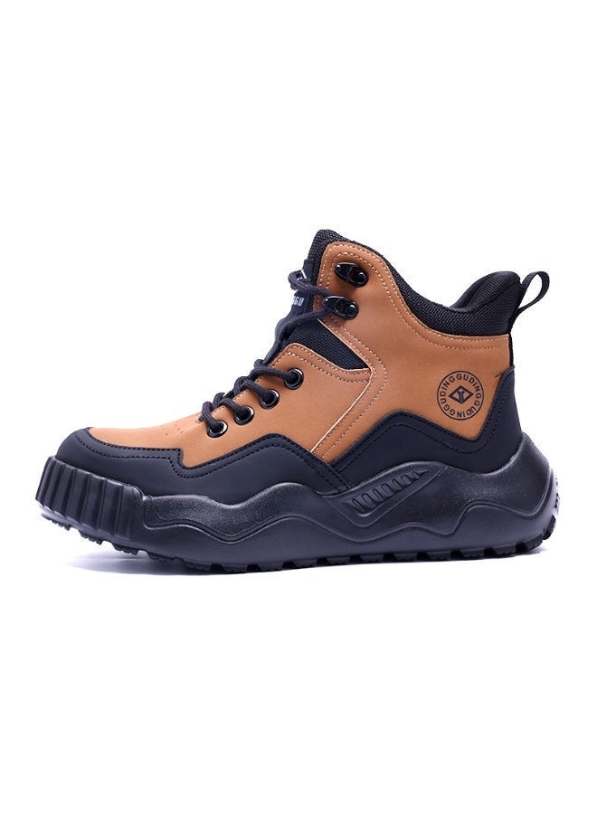 Dinggu Steel Toe Shoes for Men Lightweight Safety Shoes Comfortable Puncture Proof Slip On Indestructible Work Shoes and Fashion Sneakers. - Image 1
