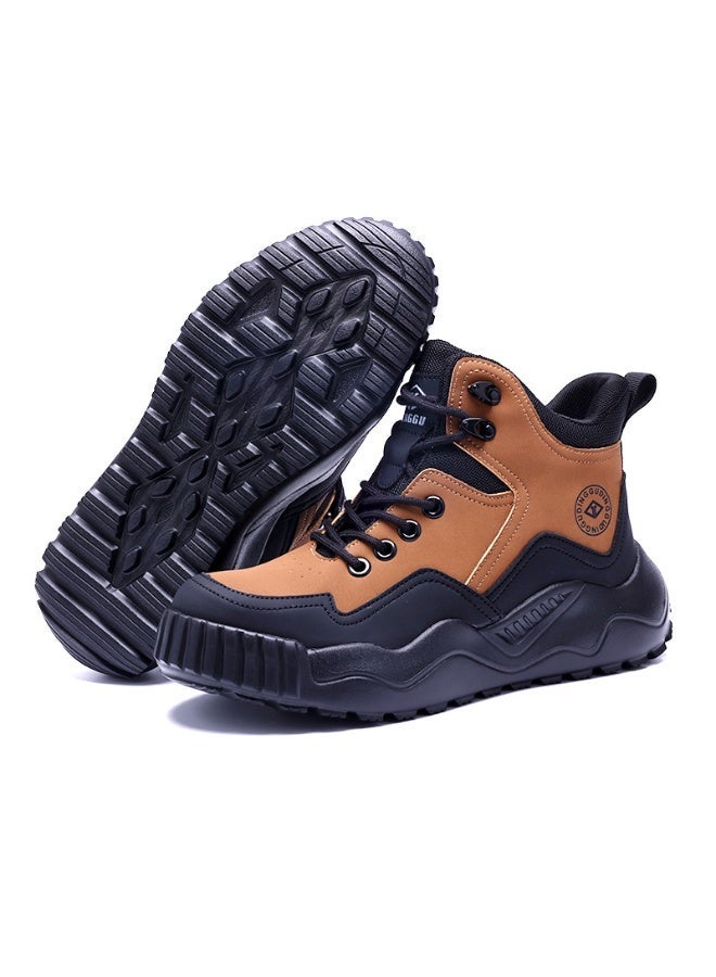 Dinggu Steel Toe Shoes for Men Lightweight Safety Shoes Comfortable Puncture Proof Slip On Indestructible Work Shoes and Fashion Sneakers. - Image 2