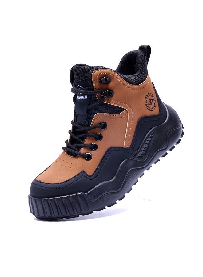 Dinggu Steel Toe Shoes for Men Lightweight Safety Shoes Comfortable Puncture Proof Slip On Indestructible Work Shoes and Fashion Sneakers. - Image 3