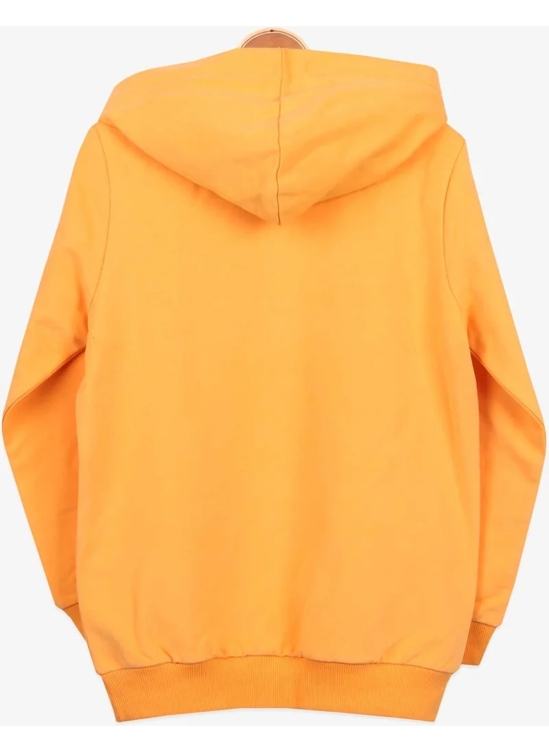 Breeze Boys Sweatshirt Basketball Themed Mustard Yellow (8-14 Years)