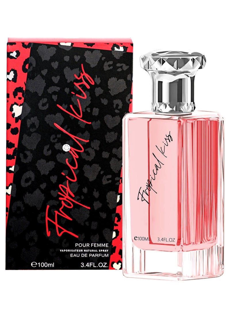 Hybrid & Company - Women Tropical Kiss Pour Femme Eau De Parfum Vaporisateur Natural Spray 3.4 Fl Oz - Image 1