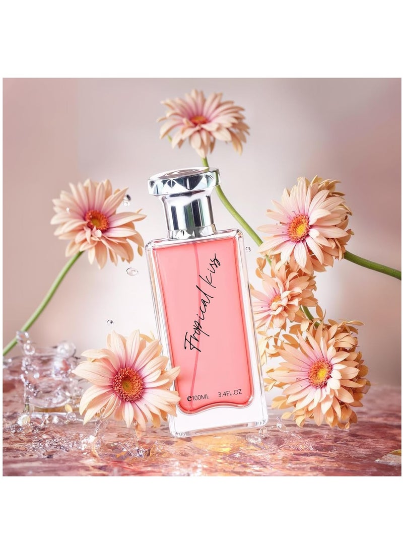 Hybrid & Company - Women Tropical Kiss Pour Femme Eau De Parfum Vaporisateur Natural Spray 3.4 Fl Oz - Image 1