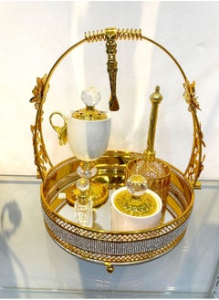Bosidin Golden Premium Incense Burner Set for Home Fragrance and Decore- MK847 