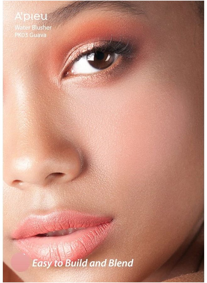 JUICY-PANG WATER BLUSHER (PK03 - Guava Pearl) - Korean liquid blush for cheeks k beauty makeup