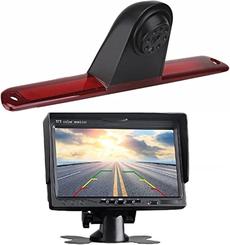Yurefax HD 3rd Brake Light Camera with 7 Monitor - Image 1