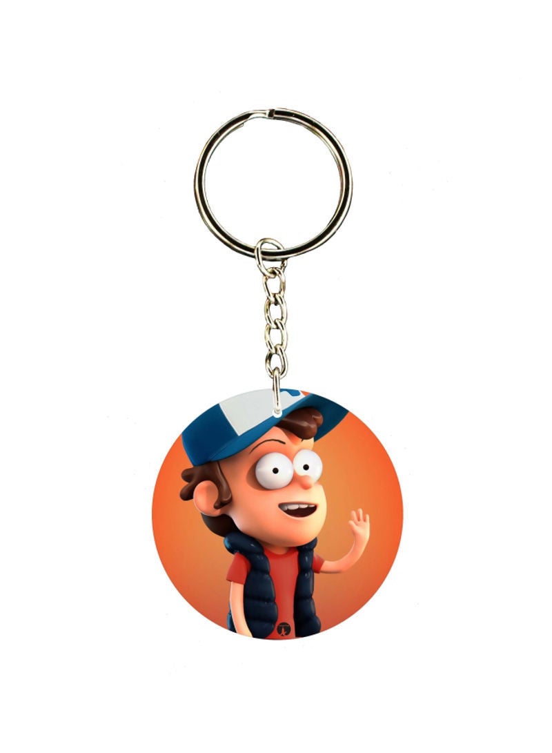 RKN Cartoon Themed Single Sided Keychain