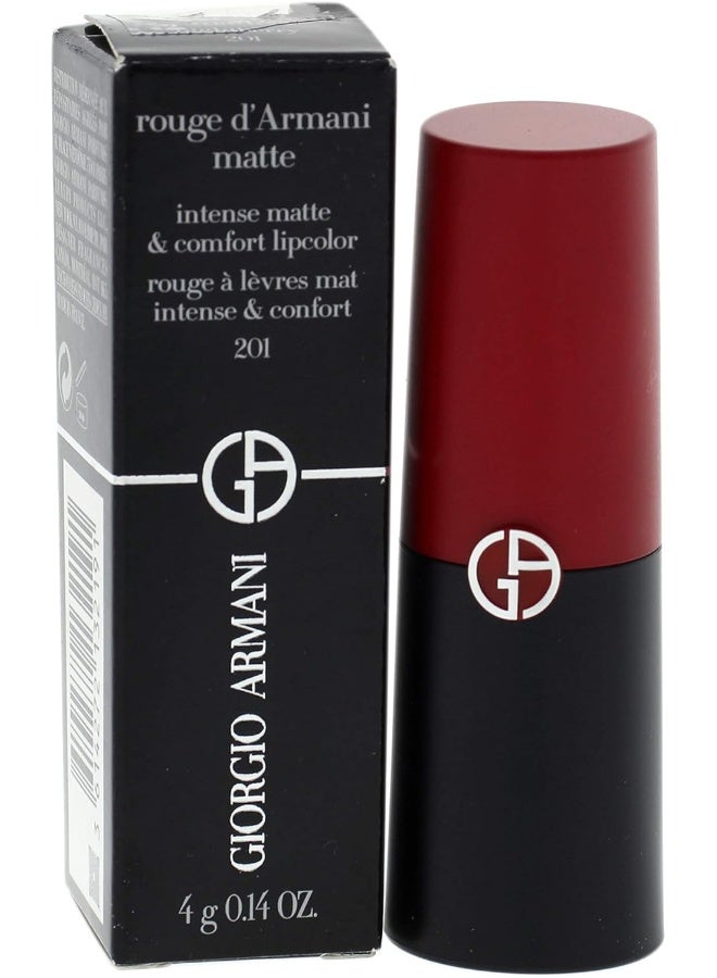 Giorgio Armani Rouge D'Armani Matte Intense Matte & Comfort Lipcolor - # 201 Nightberry 4g/0.14oz - Image 4