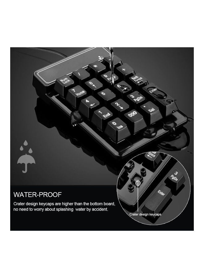 NIBEMINENT USB Wired Numeric Keypad Black  - Image 5
