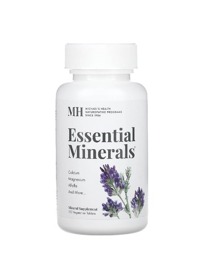 Michael's Naturopathic Michael's Naturopathic, Essential Minerals, 120 Vegetarian Tablets - Image 1