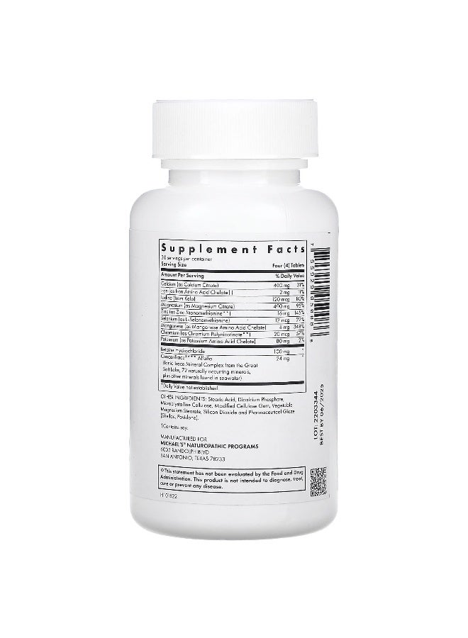 Michael's Naturopathic Michael's Naturopathic, Essential Minerals, 120 Vegetarian Tablets - Image 2