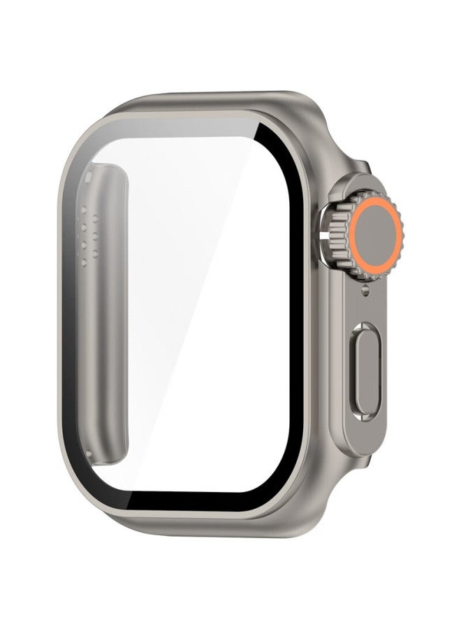 Kmaxai Ultra2 Protective Case With Tempered Glass Screen Protector For Apple Watch Series 10, High Definition Film For 46mm Titanium Steel Apple Watch - Image 4