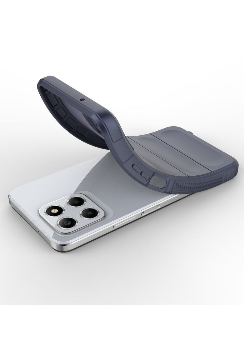 انبلاك جراب خلفي ماجيك متوافق مع هونر X8 الجيل الخامس 5G من انبلاك (رمادي داكن) - Image 2