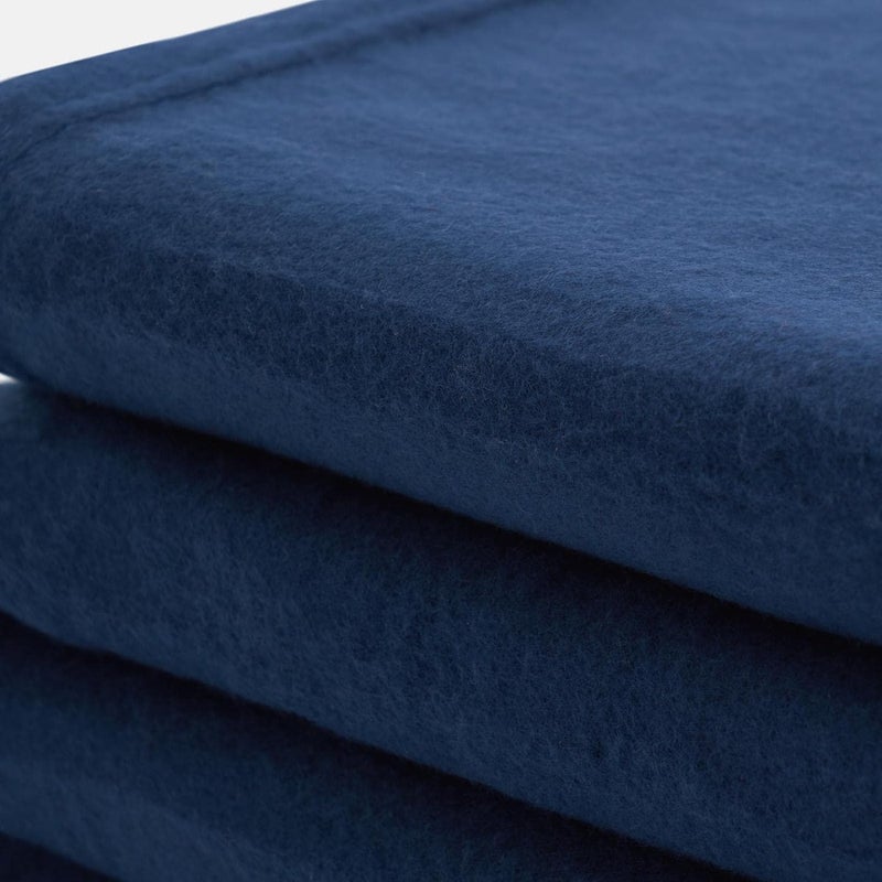 STARNSTYLE 300 TC All Season SolidPlain Lightweight Polar Fleece Single Bed Blanket 152 x 230 cm Blue Blanket SingleIV2 - Image 3