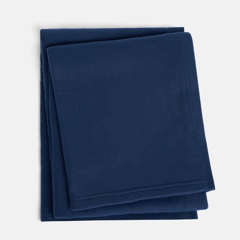 STARNSTYLE 300 TC All Season SolidPlain Lightweight Polar Fleece Single Bed Blanket 152 x 230 cm Blue Blanket SingleIV2 - Image 4
