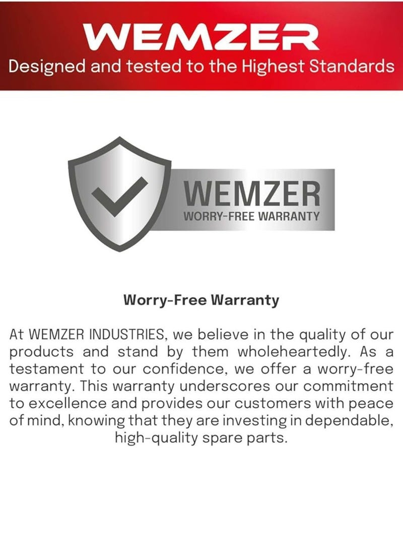 WEMZER INDUSTRIES WEMZER | Premium Engine Air Filter | 16546-HG00B-WZ | Compatible With Infiniti Q50, Q60 | Mercedes C-Class, E-Class, GLC | ISO & E-Mark Certified | OEM Fit | High Performance | Easy to Install - Image 3