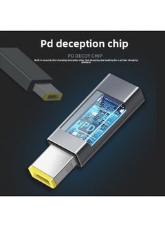 Generic Type-c To Square Mouth For Lenovo HP Dell Asus Laptop Pd Charging Adapter 100w-Color:5525  - Image 4
