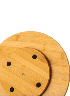 Dania A Rotating Bamboo Wooden Riser For Cake And Pizza Multi  - Image 3