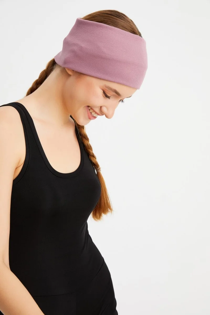 Butikgiz Dried Rose Women's Cotton Camisole, Non-Slip, Sweatproof, Ultra Light, Sports Hair Band Bandana Buff