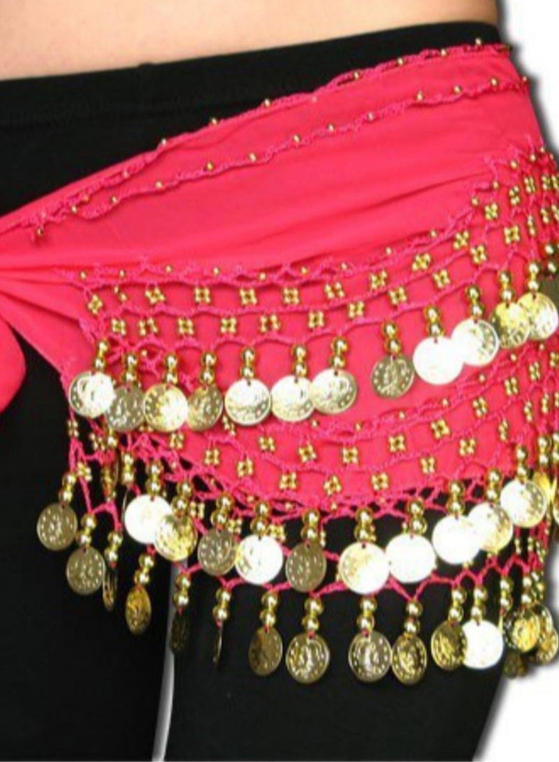 NIBEMINENT Belly Dance Hip Scarf Waist Belt With Gold Coins Suitable For Girls  - Image 2
