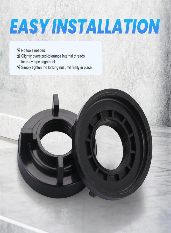 Arcora Mounting Lock Nut for Basin Faucet: 1/2" IPS Durable Easy Installtion Winged Locknuts Replacement Parts, Mounting Accessories for Bathroom Kitchen Faucet 8PCS - Image 5