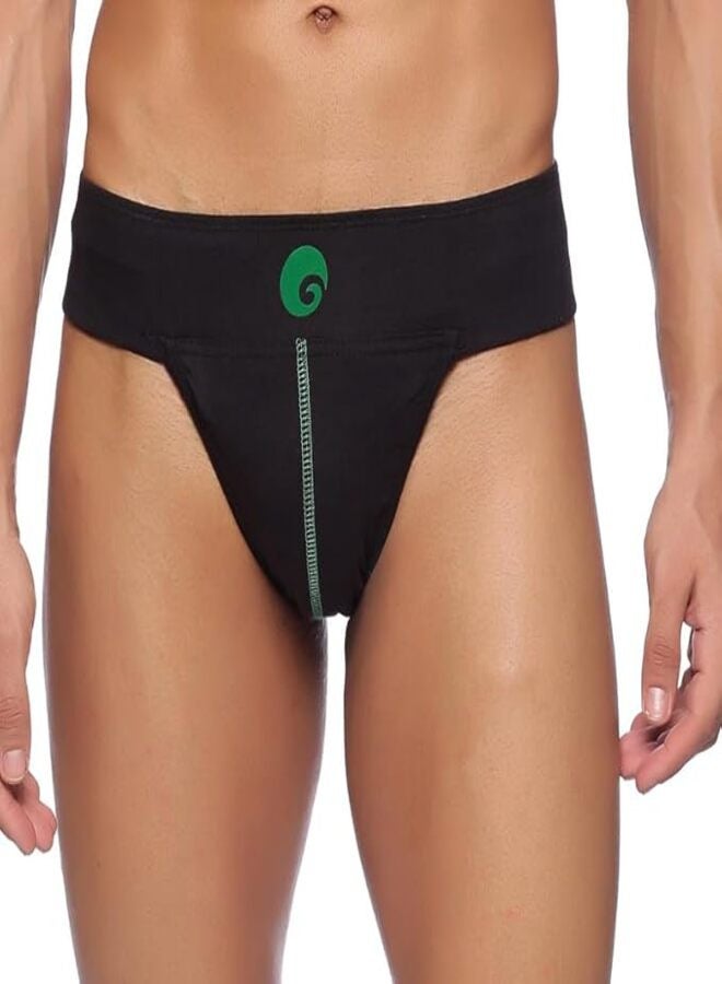 omtex omtex Athletic Neo Stretchable Supporter Back Covered with Cup Pocket, Ideal for Workout and Sports Quick Dry Moisture Wicking Underwear (Pack of 2)  - Image 2